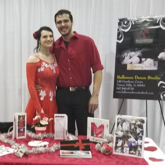 Red ballroom smooth dress! - Picture 6 of 7